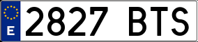 Truck License Plate